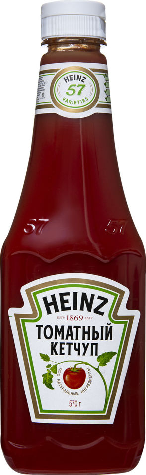 Кетчуп Heinz Томатный 570г 200₽