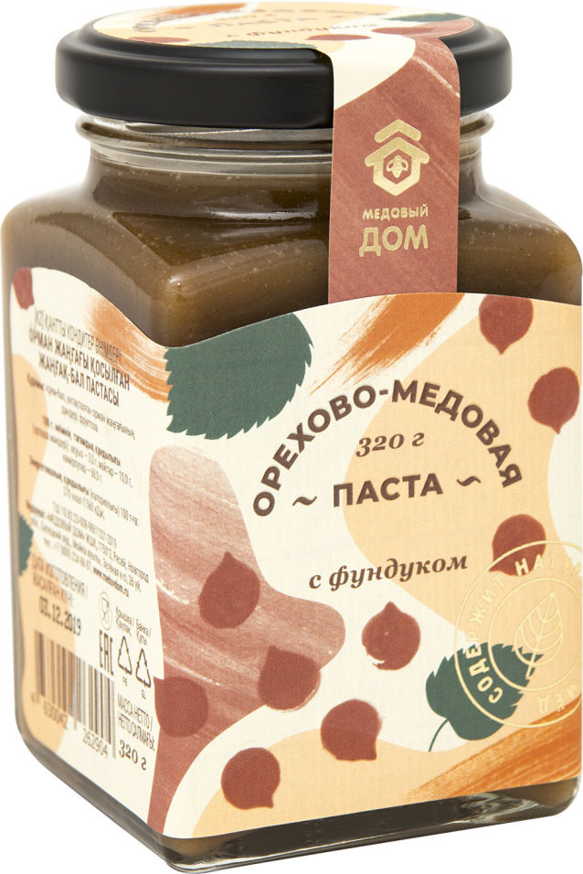 Паста Медовый дом Орехово-медовая с фундуком 320г