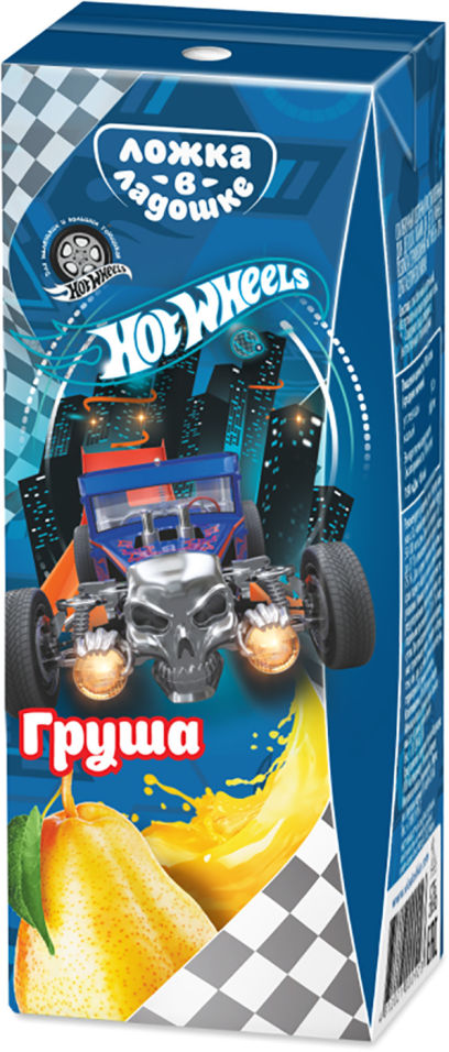 Сок Ложка в ладошке Hot Wheels Груша 200мл