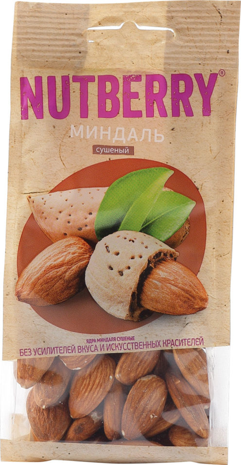 Миндаль Nutberry сушеный 100г
