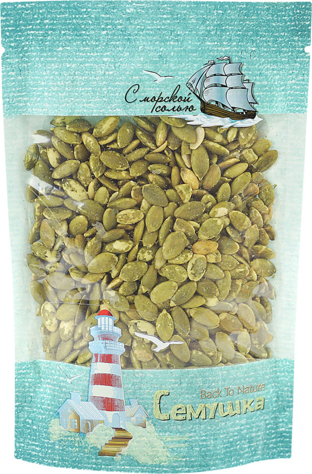 Семена тыквы Семушка очищенные жареные соленые 110г