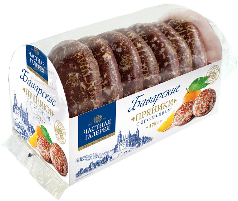Пряники Частная Галерея Баварские с апельсином 175г