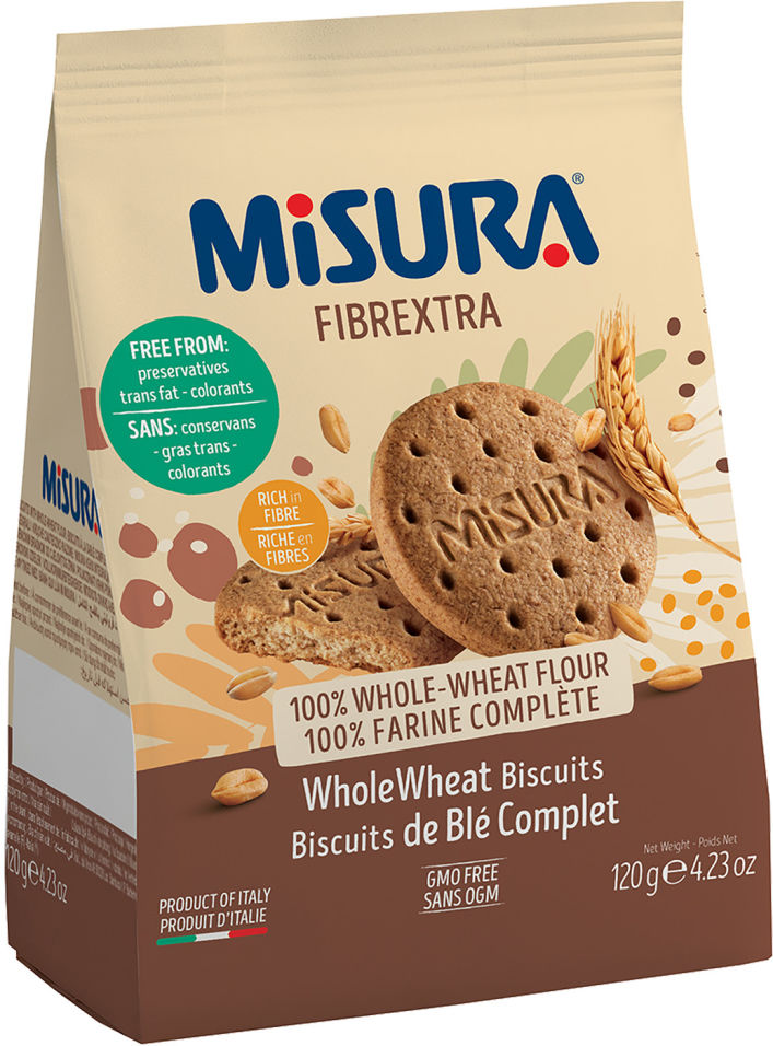 Печенье Misura Fibrextra 120г