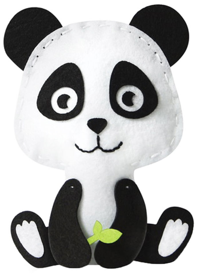 Набор для шитья Feltrica игрушка из фетра Панда 16.8*21см