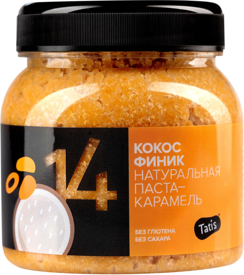 Паста-карамель Tatis Кокос и Финик 250г