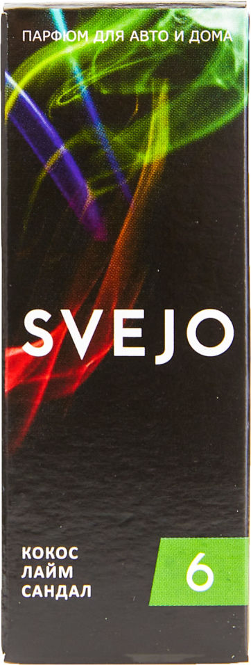 Ароматизатор Svejo №6 Кокос-Лайм-Сандал 5мл