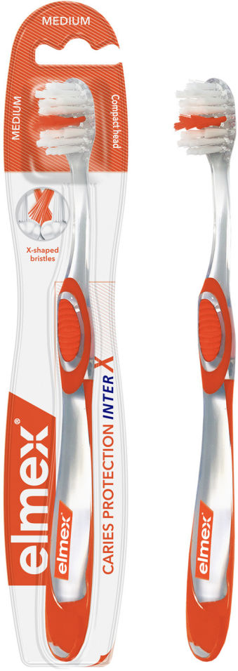 Зубная щетка Elmex Защита от кариеса средней жесткости в ассортименте