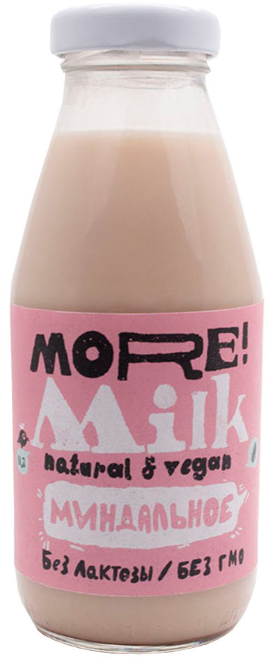 Напиток растительный More!Milk Миндальный 1.1% 300мл