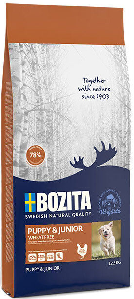 Сухой корм для щенков Bozita Puppy&Junior Wheat Free 12,5кг Сухой корм для щенков Bozita Puppy&Junior Wheat Free 12,5кг