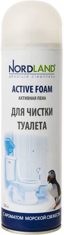 Пена для чистки туалета Nordland Active Foam Морская Свежесть 500мл