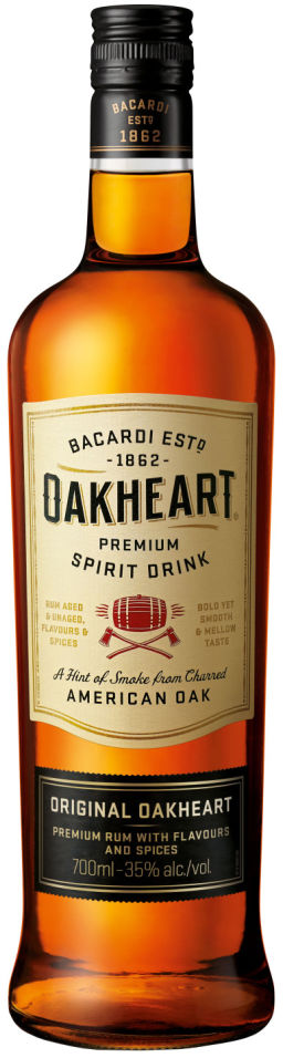Отзывы о Напитке Bacardi OakHeart Original на основе рома 35% 0.7л