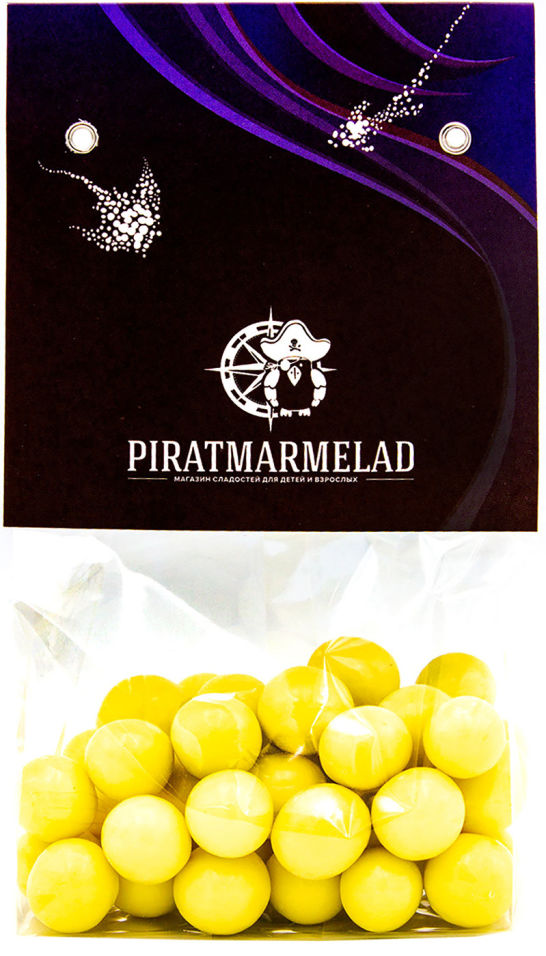Драже Pirat Marmelad Фундук в белом шоколаде 200г