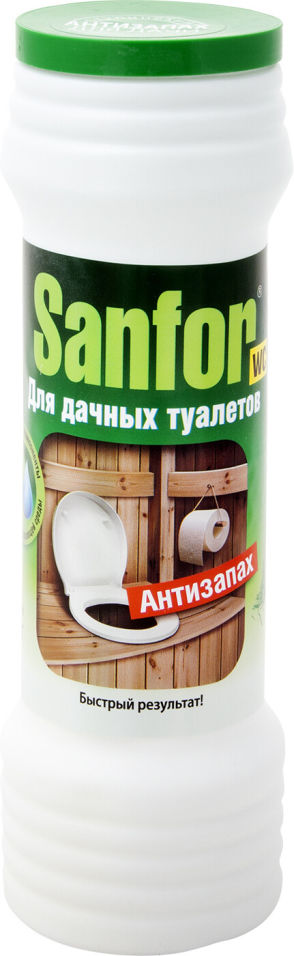 Средство дезодорирующее для дачных туалетов Sanfor Антизапах 400г 171₽