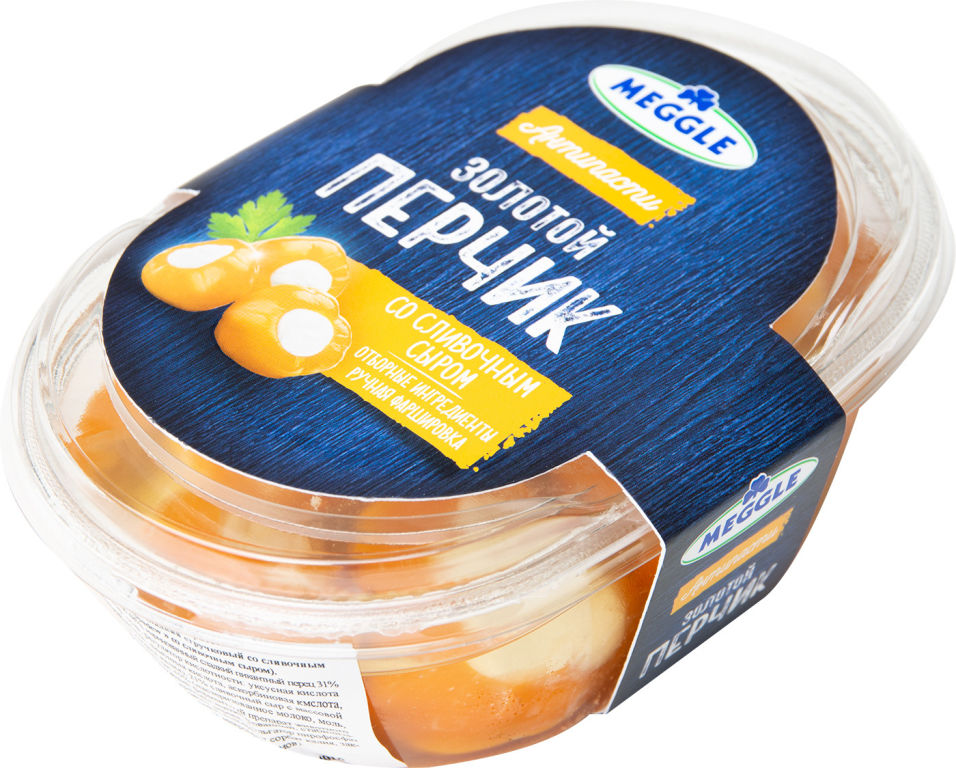 Перчик золотой Meggle со сливочным сыром 210г