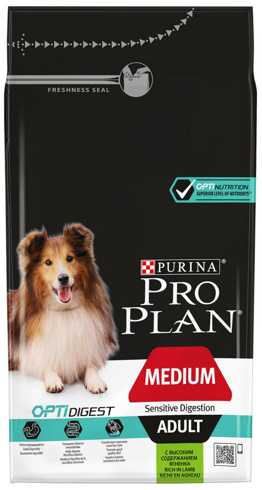 Сухой корм для собак Pro Plan Optidigest Medium Adult с ягненком 1.5кг Сухой корм для собак Pro Plan Optidigest Medium Adult с ягненком 1.5кг