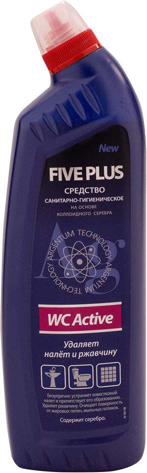 Средство чистящее для унитазов Five Plus WC Active 1кг 227₽