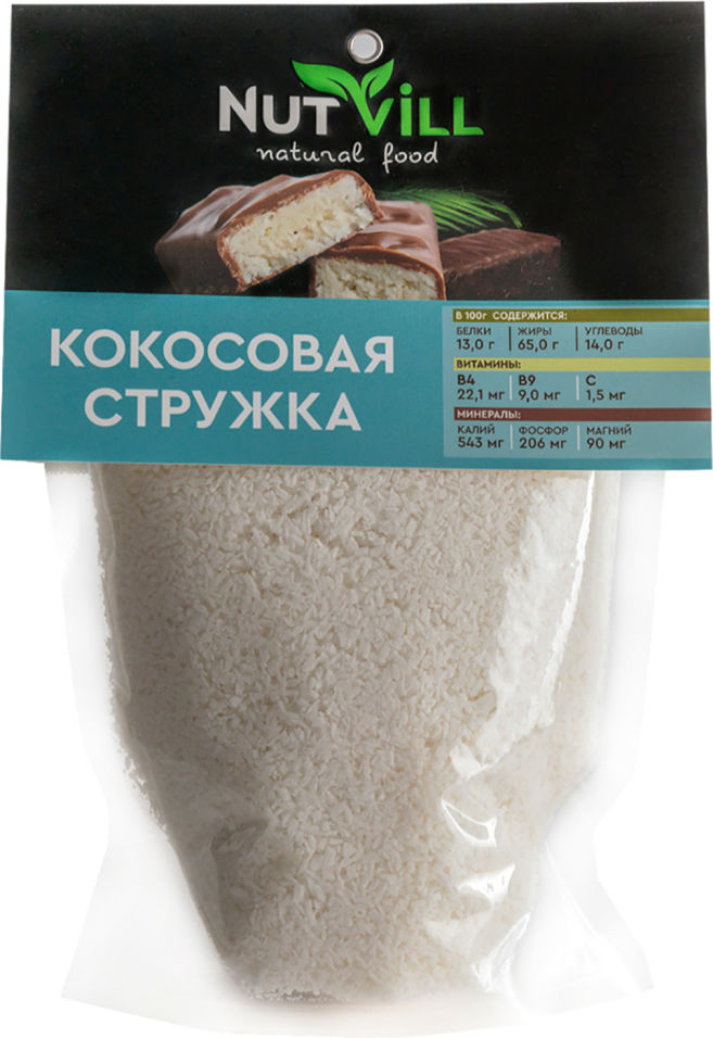 Кокосовая стружка Nutvill 300г