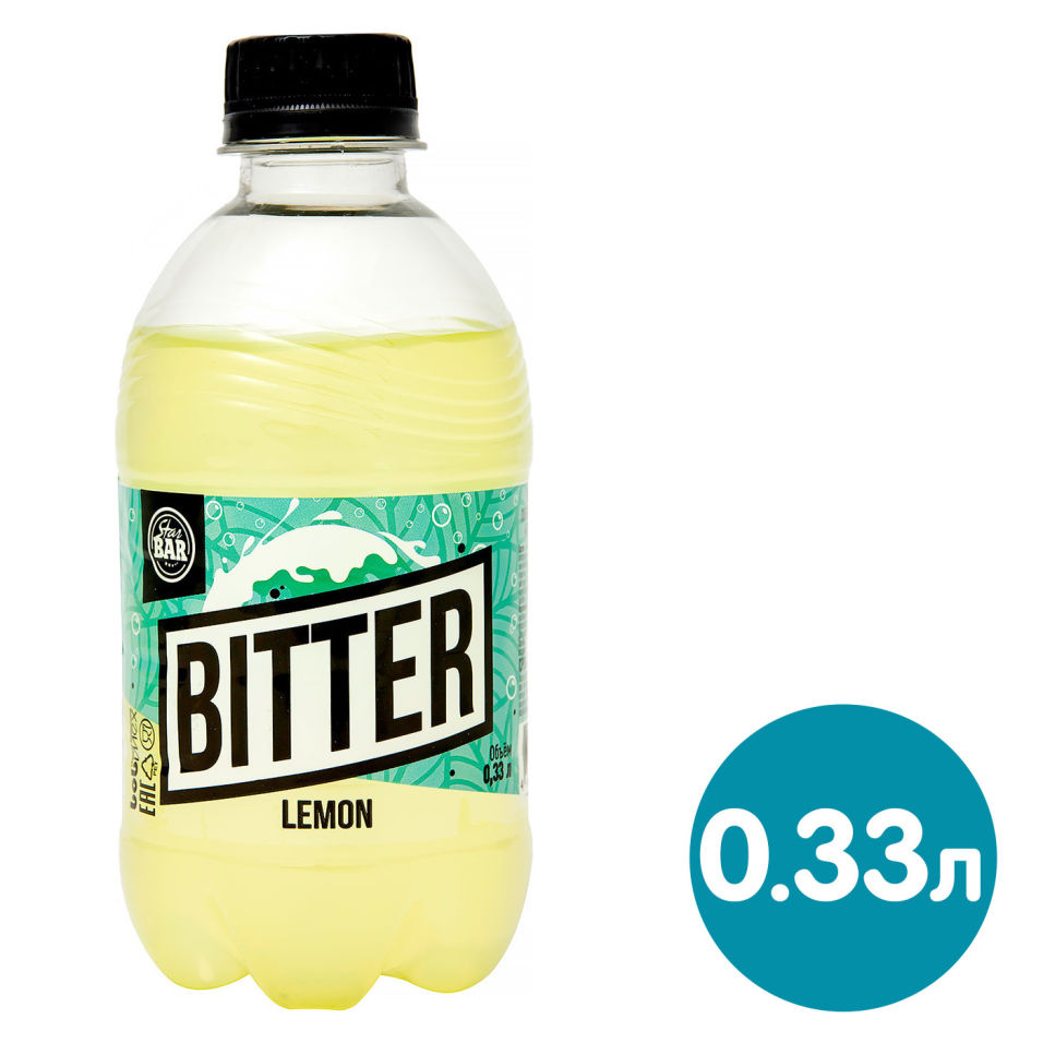 Напиток StarBar Биттер Лимон 330мл (упаковка 12 шт.)