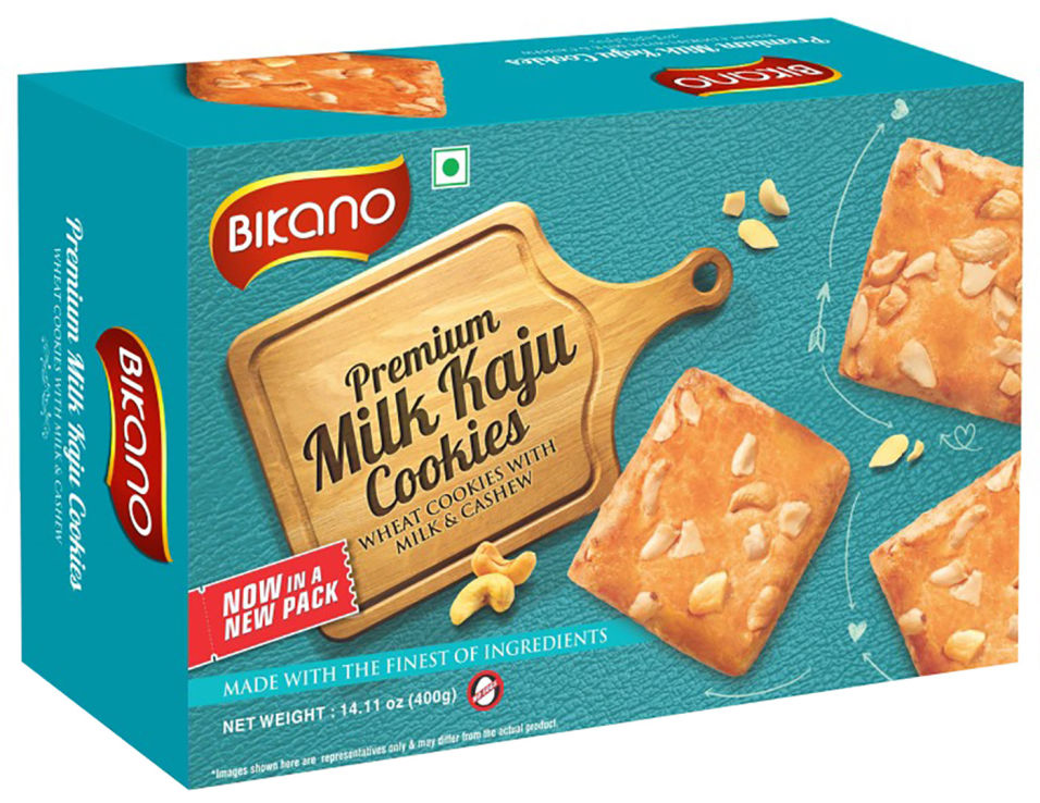 Печенье Bikano Milk Kaju молочное с кешью 400г