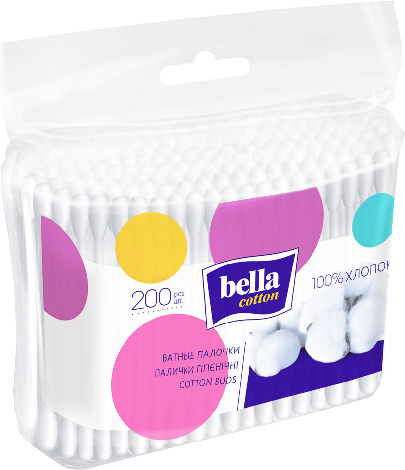 Палочки Bella cotton 200шт