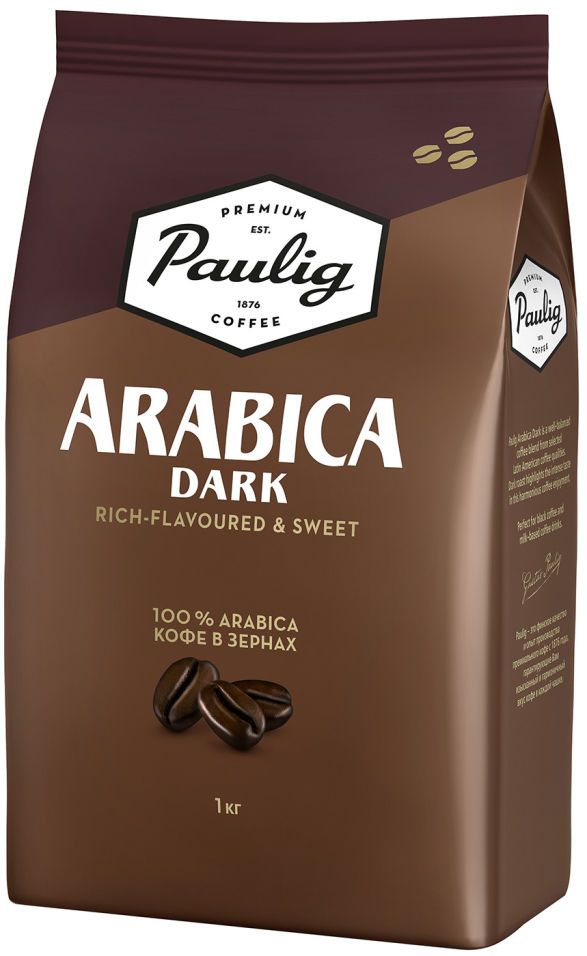 Кофе в зернах Paulig Arabica Dark 1кг