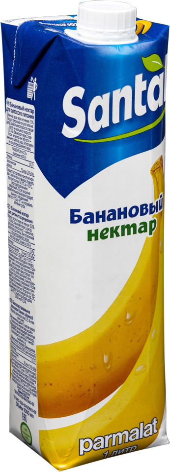 Нектар Santal Банановый 1л Нектар Santal Банановый 1л