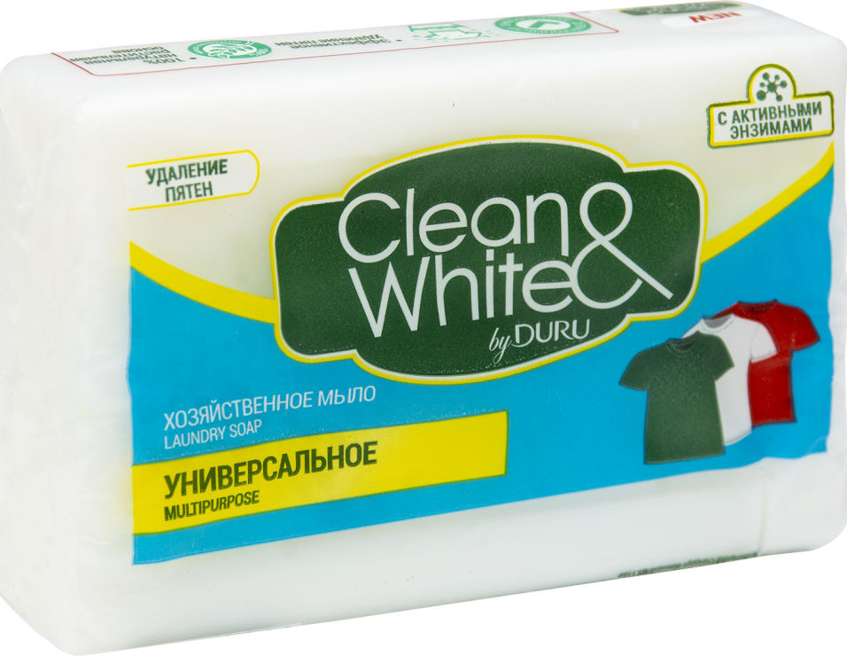 Мыло clean. Хозяйственное мыло Duru clean&White универсальное 125 г. Мыло хозяйственное Duru clean White. Duru clean&White хозяйственное мыло, универсальное 2х125г. Хозяйственное мыло Duru clean&White универсальное, 4шт,.