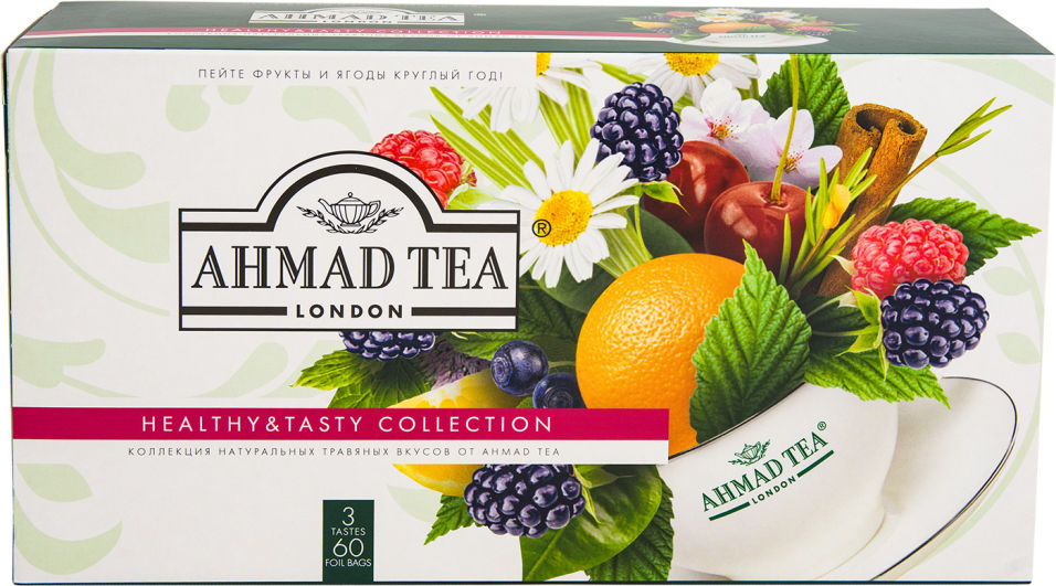 Чай ahmad подарочный набор. Чай Ахмад ассорти травяных чаев, 60пак. Набор healthy tasty Ahmad Tea. Чай Ахмад 60пак.105г ассорти Холидей. Ahmad Tea healthy tasty collection.