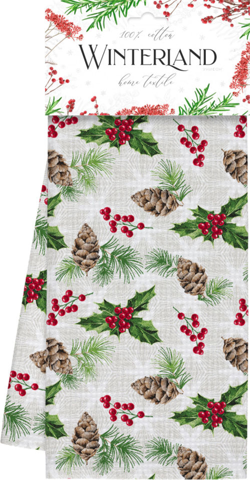 Салфетка Winterland Новогодний лес 40*40см