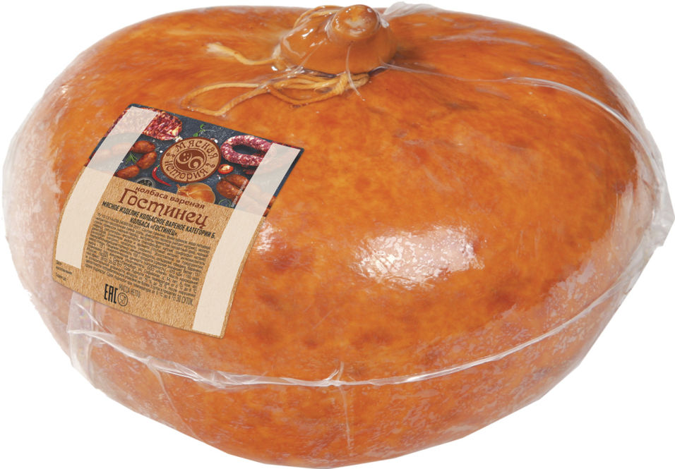 Колбаса Мясная история Гостинец вареная 0.6-0.9кг