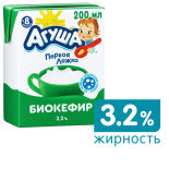 Бифидокефир детский Агуша 3.2% 204мл Бифидокефир детский Агуша 3.2% 204мл