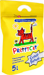 Наполнитель для кошачьего туалета PrettyCat Супер белый комкующийся Ваниль 5л Наполнитель для кошачьего туалета PrettyCat Супер белый комкующийся Ваниль 5л