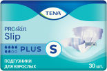 Подгузники Tena Slip Plus для взрослых размер S 60-80см 30шт Подгузники Tena Slip Plus для взрослых размер S 60-80см 30шт
