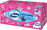 Салфетки бумажные Zewa Everyday косметические 2 слоя 100шт Салфетки бумажные Zewa Everyday косметические 2 слоя 100шт