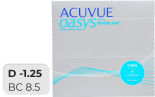 Контактные линзы Acuvue Oasys with Hydraluxe Однодневные -1.25/14.3/8.5 90шт Контактные линзы Acuvue Oasys with Hydraluxe Однодневные -1.25/14.3/8.5 90шт