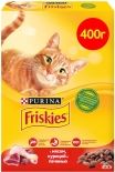 Сухой корм для кошек Friskies с мясом курицей и печенью 400г Сухой корм для кошек Friskies с мясом курицей и печенью 400г