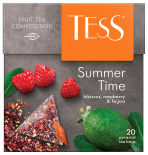 Чайный напиток Tess Summer гибискус с малиной и ароматом фейхоа 20*1.8г