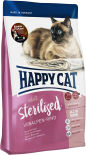 Сухой корм для взрослых кошек Happy Cat Для стерелизованных говядина 1.4кг