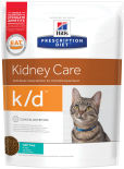 Сухой корм для кошек Hills Prescription Diet k/d при заболеваниях почек с тунцом 400г