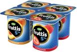 Продукт йогуртный Fruttis Клубника Персик 5% 4шт*115г Продукт йогуртный Fruttis Клубника Персик 5% 4шт*115г