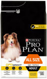 Сухой корм для стерилизованных собак Pro Plan Opti Weight All Size Adult Light/Sterilised для контроля веса с курицей 3кг