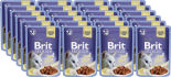 Влажный корм для кошек Brit Premium Говядина желе 85г