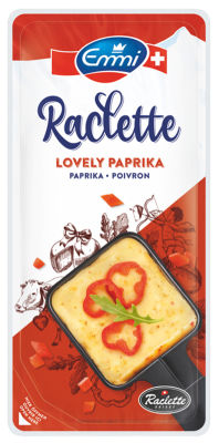 Сыр Emmi Raclette с паприкой нарезка 45% 150г