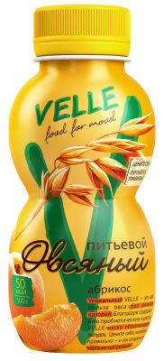 Продукт овсяный питьевой Velle Абрикос 250мл
