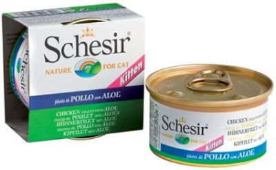 Корм для котят Schesir Тунец с алоэ 85г
