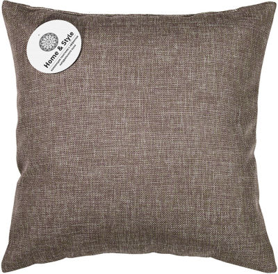 Подушка-думка Home&Style рогожка Шоколад 40*40см