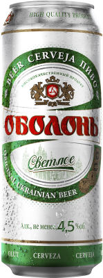 Пиво Оболонь Светлое 4.5% 0.45л