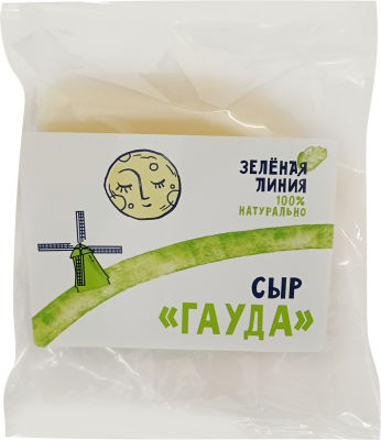 Сыр Маркет Зеленая линия Гауда 45% 0.2-0.3кг