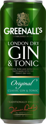 Коктейль Greenall's Gin&Tonic 7.2% 0.5л