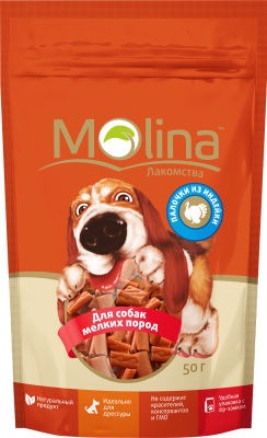 Лакомство для собак Molina палочки из Индейки 50г